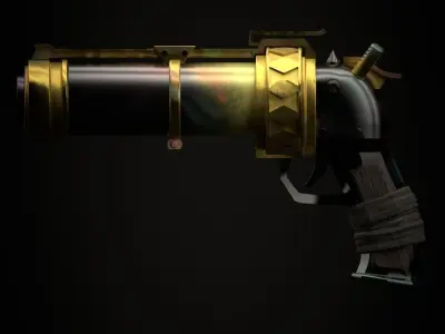 Arcane Jinx Pistol 3D model