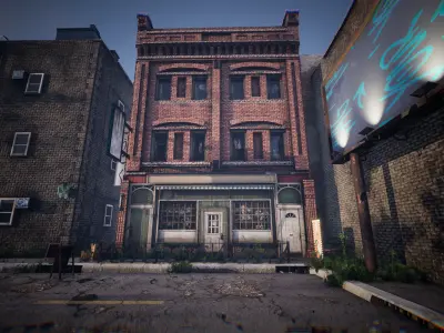 Urban Billboard Prop Pack  40 Assets Low-poly 3D model