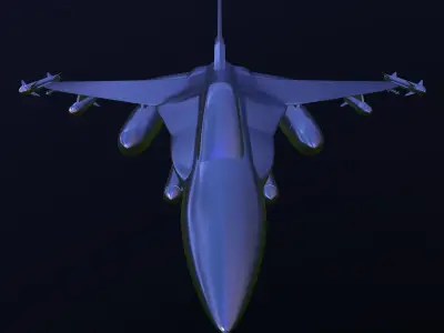 Falcon 16 3d print ready  3D model