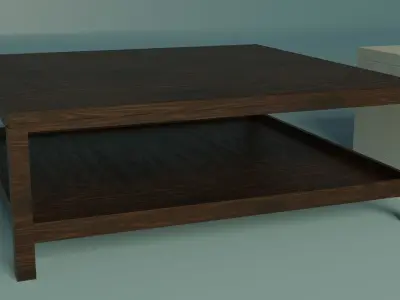 7 Piece Furniture set 3D model