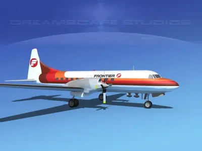 Convair CV-580 Frontier 2 3D model