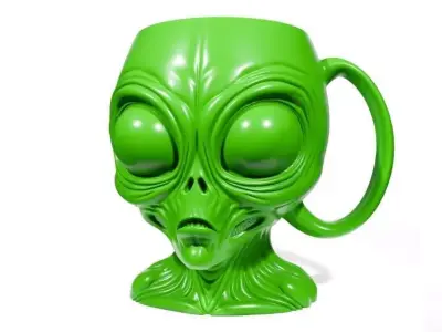 Alien Mug 4 3D print model