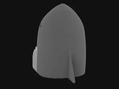 Sharky the Shark Kids Small Bean Bag Chair Free 3D model