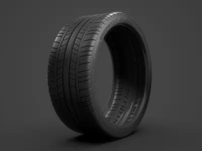 Dunlop Sport Maxx Type Tyre 3D model