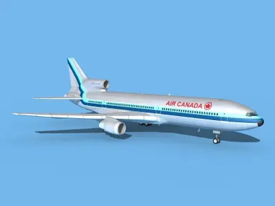 Lockheed L-1011 TriStar Air Canada 3 3D model