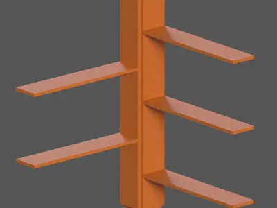 Asset Pack Furniture Free low-poly 3D model