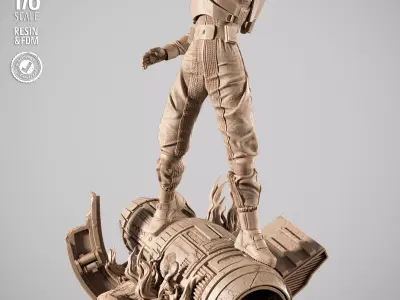 STAR WARS Jyn Erso Sculpture 3D print model purchase