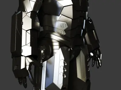 Iron Man 2 War Machine 3D model