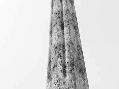 Column marble 3D model