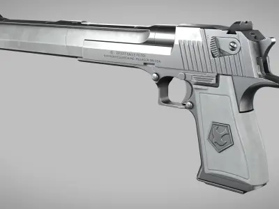 Desert Eagle Peacemaker Low-poly 3D model