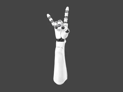 Robot Hand 6 3D model