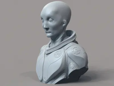 Alien Dude 3D print model