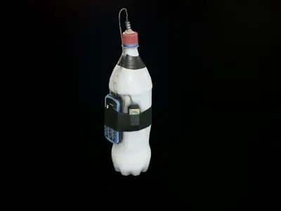 Improvised explosive device Low-poly 3D model