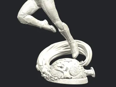 Captain Marvel 3D Model Ready to Print 3D print model