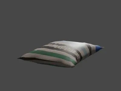 Regular Couch Pillow  Free low-poly 3D model