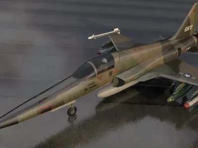 Northrop F-5E Tiger II  3D model