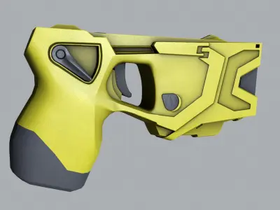 Police Taser X2 Low-poly 3D model