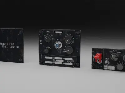 F16 KY58 Panel 3D model