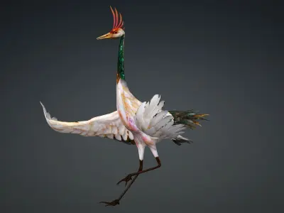 Crane Bird-B1 3D model
