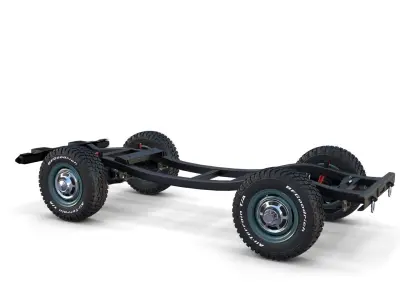 Offroad Vehicle Chassis 3D model