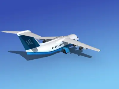 BAe 146-200 Southern Air Link 3D model