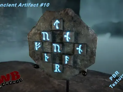 Ancient Artifact 10 Low-poly 3D model