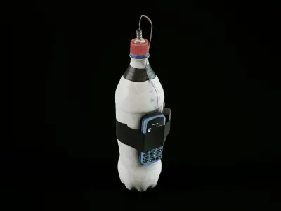 Improvised explosive device Low-poly 3D model