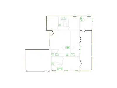 Detailed Exterior Sketch by Interior - 2501-3000 SF - Xactimate 3D model