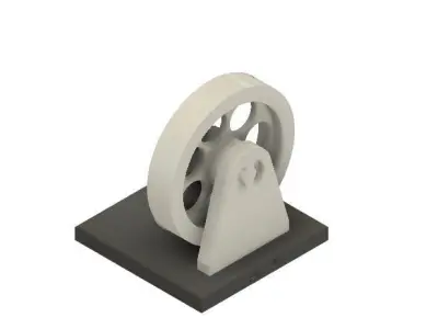 Elbow Steam Engine 3D model