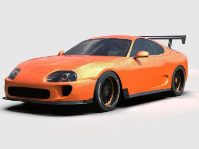 Toyota Supra Mk4 3D Free 3D model