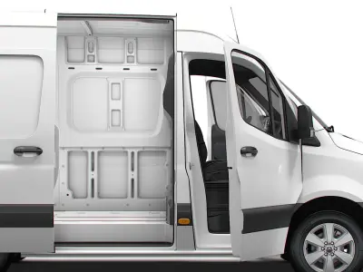 Mercedes Benz Sprinter L1H2 FWD HQ Interior 2025 3D model