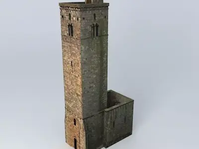 St Rules tower Free 3D model