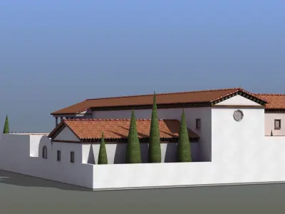Large Luxury Villa 3D model