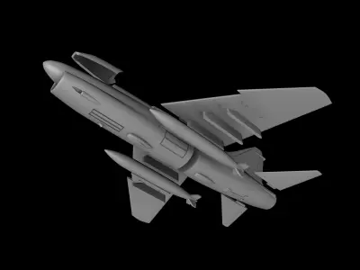 A-7 CORSAIR II SCALE 1-72 PRINTABLE STL FILES 3D print model