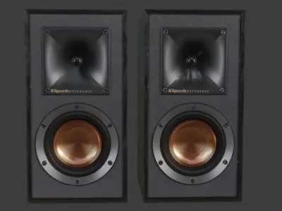 Speakers Bookshelf  Klipsch Reference Low-poly 3D model