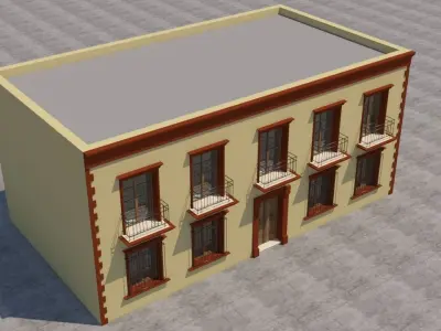 Mexican House 3D model