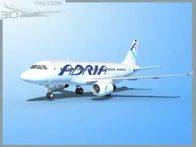 Falcon3D A319 Adria 3D model