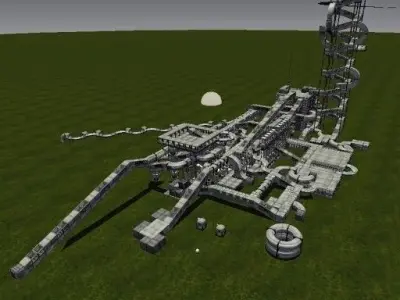  Game Teleporter Blender Game Engine Free low-poly 3D model