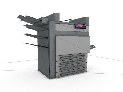 Copy Machine SHC Quick Office LM Low-poly 3D model