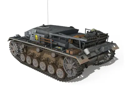 StuG III - Ausf D - StuG Abt 192 3D model