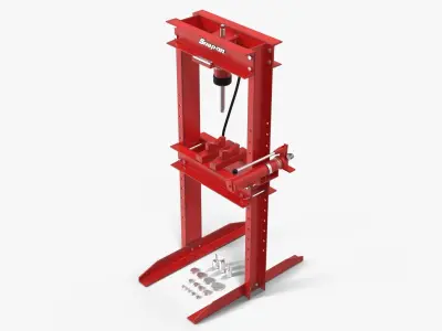 Hydraulic press CG470BHY Low-poly 3D model