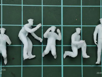 WWII IJN sailors set 2 3D print model