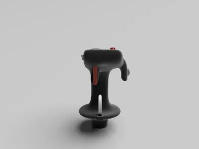 Stick for fighter jet  3D model