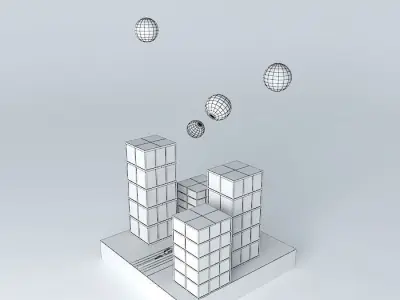 6th Physics Meteor Attack Destruction Free 3D model