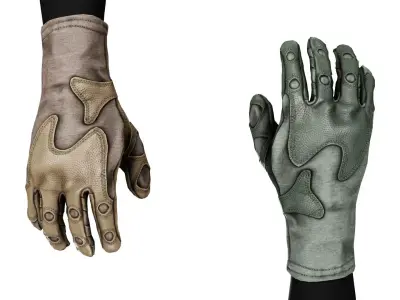OUTDOOR RESEARCH OVERLORD GLOVES Low-poly 3D model