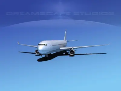 Airbus A330-300 Unmarked 1 3D model