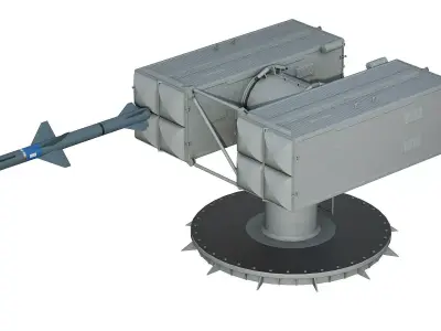 RIM-7 Sea Sparrow 3D model