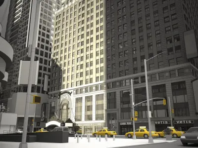 Times Square 3D model
