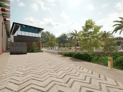 Al forsan Low-poly 3D model