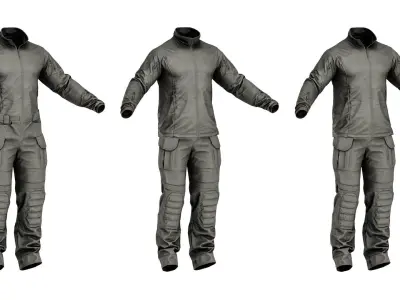 UFPRO UNIFORM Low-poly 3D model